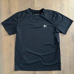 District Vision Ultralight Aloe Short Sleeve Tee, Men's Large, Black